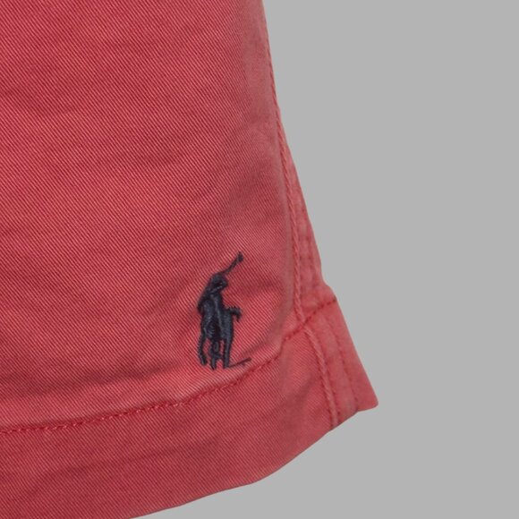 Polo Ralph Lauren Men's XL Salmon Classic Fit Preppy Chino Flat Front Shorts - Picture 2 of 6